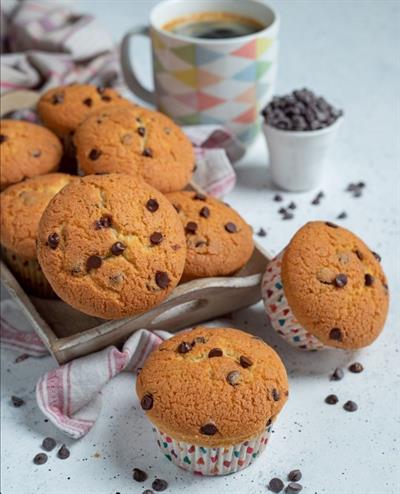 Parça Çikolatalı Muffin Kek