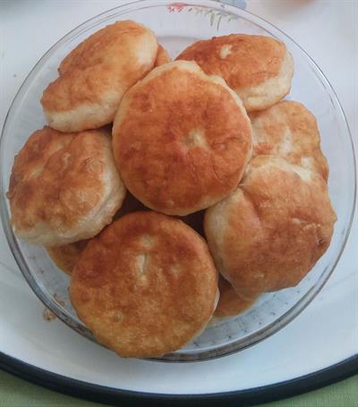 Pişi, Hamur Kızartması