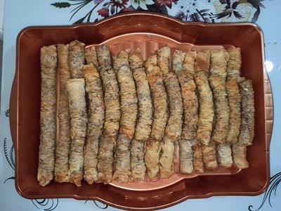 Tereyağlı Cevizli Burgu Baklava