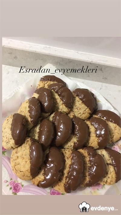 Cevizli Çikolatalı Kurabiye