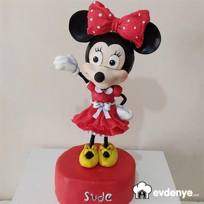 Mickey Mouse And Minnie Mouse Cake - Miki Ve Mini Pasta