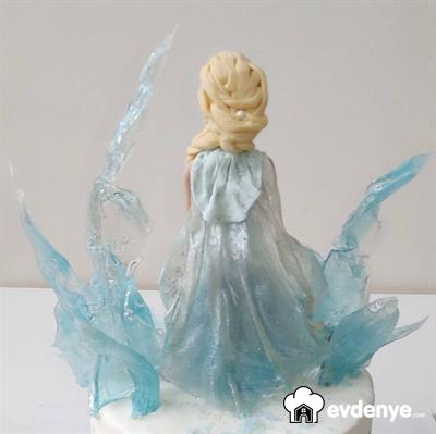 Elsa Ve Anna Pasta - Olaf Pasta - Karlar Kraliçesi Pasta