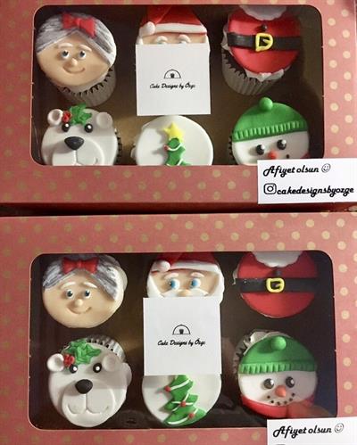 Christmas Konseptli Cupcake