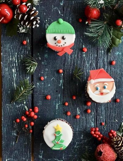 Christmas Konseptli Cupcake