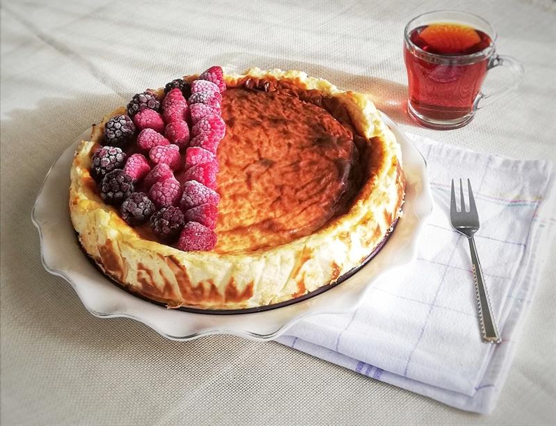 San Sebastian cheesecake En sıcak ev lezzetleri Ev